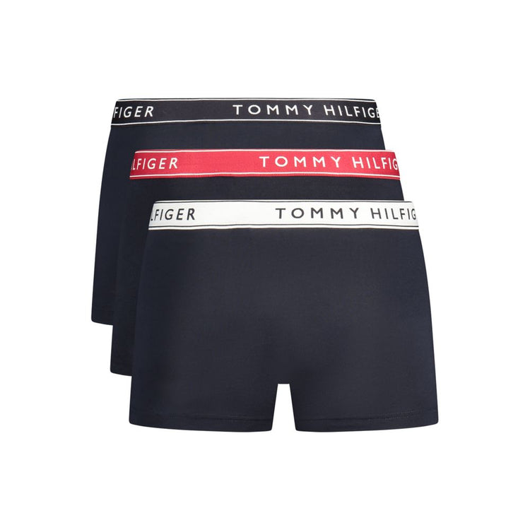 Blue Cotton Men's Boxer Short