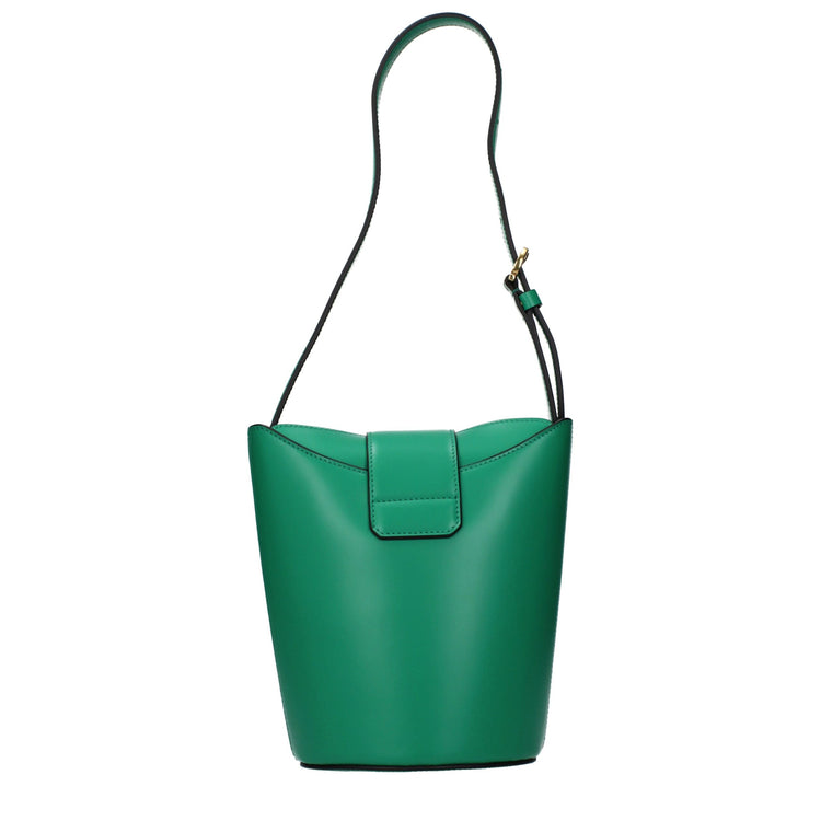 Green Leather Shoulder Bag