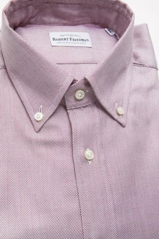Red Cotton Men's Shirt