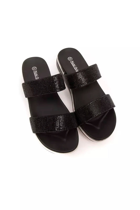 Black Upper Material Sandal