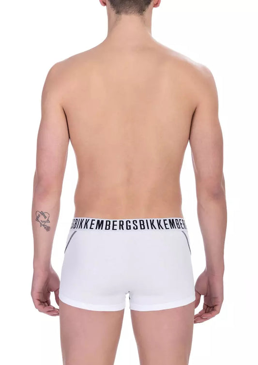 White Cotton Men's Trunk Underwear Pack