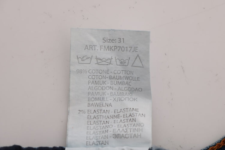 Blue Wash Torn Dunfermile Slim Fit Jeans