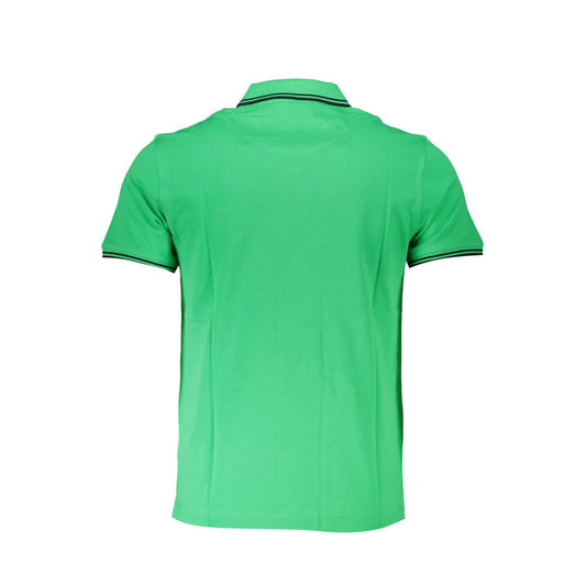 Green Cotton Polo Shirt