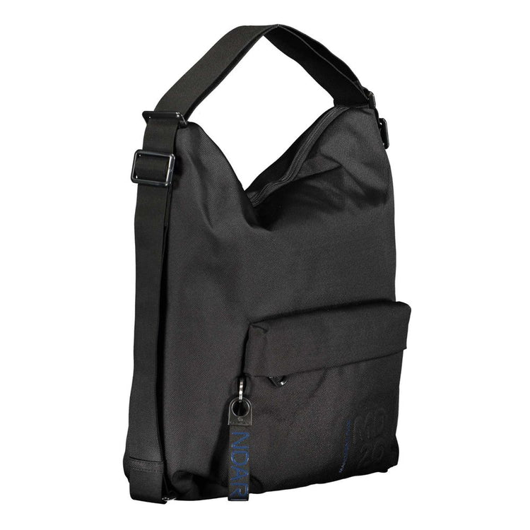 Black Polyester Shoulder bag