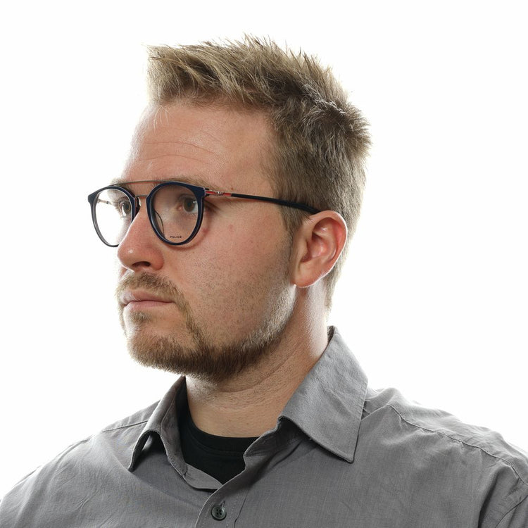 Blue Metal & Plastic Glasses (Frames)