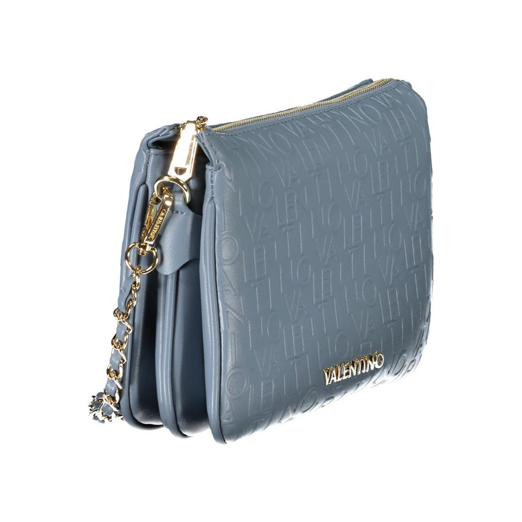 Azzurro Polyurethane Women Handbag