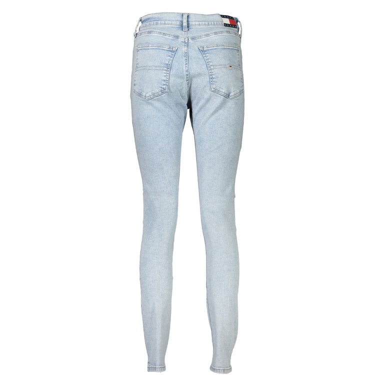Azzurro Cotton Women Jeans