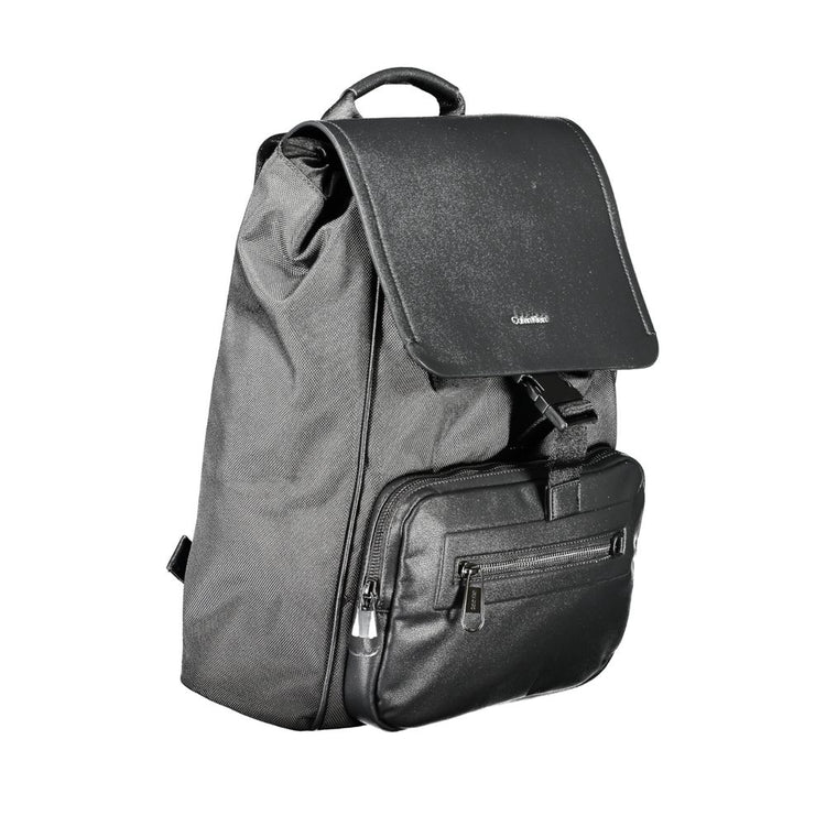 Nero Polyester Men's Backpack