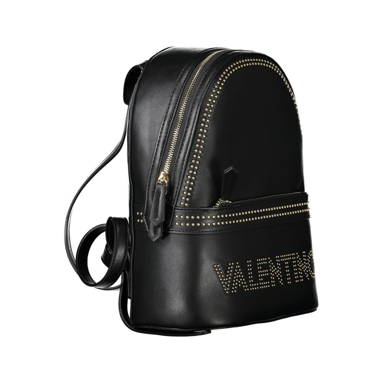Nero Poliuretano Women Backpack