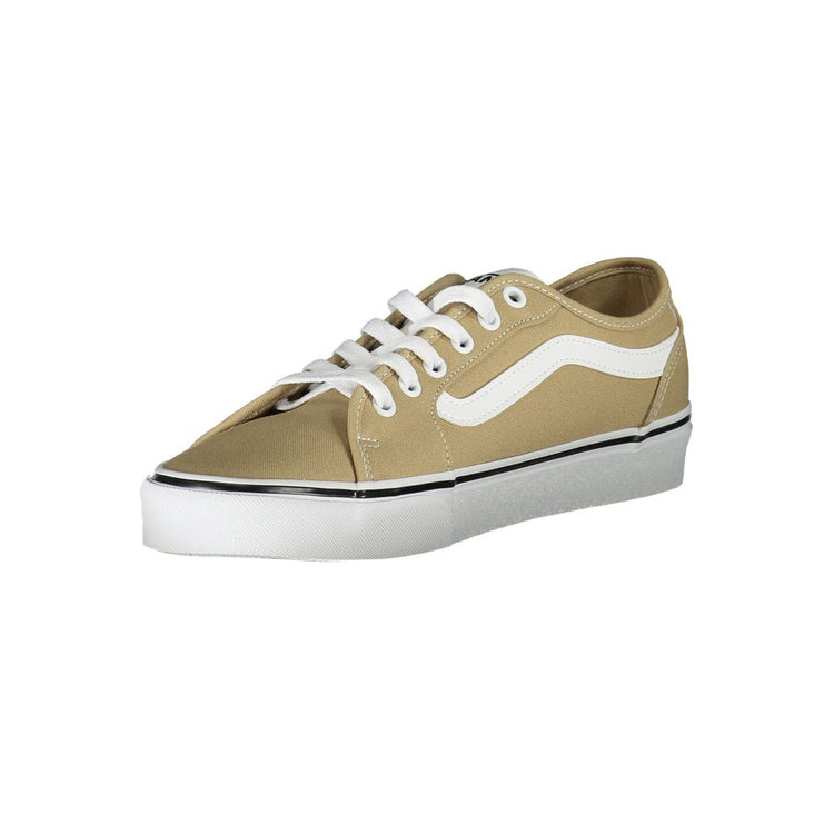Beige Polyester Men Sneaker