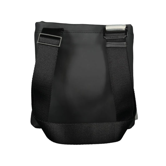 Black Polyester Men's Shoulder Bag