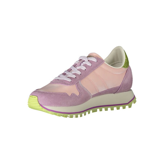 Rosa Poliuretano Donna Sneaker
