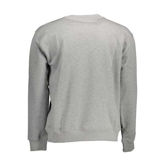 Grigio Cotton Men Sweatshirt