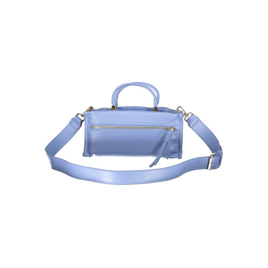 Azzurro Polyurethane Women Handbag