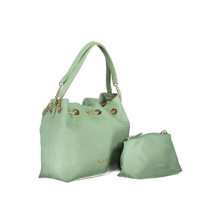 Verde Poliuretano Women Handbag