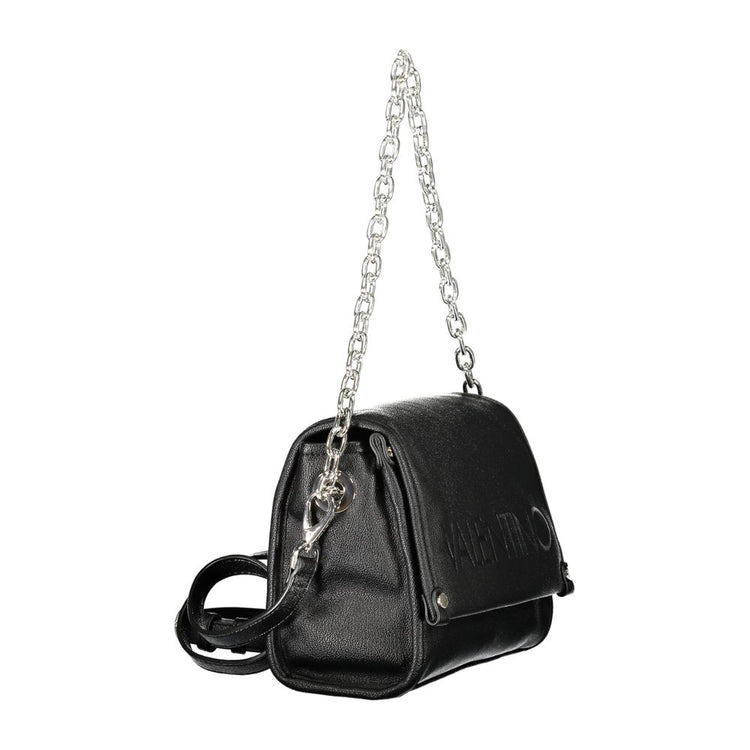 Black Polyurethane Women's Handbag