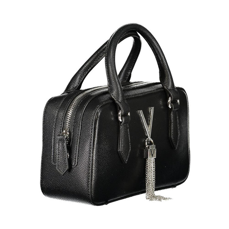 Black Polyurethane Women's Handbag
