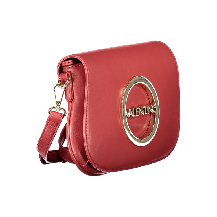 Rosso Polyurethane Women Handbag