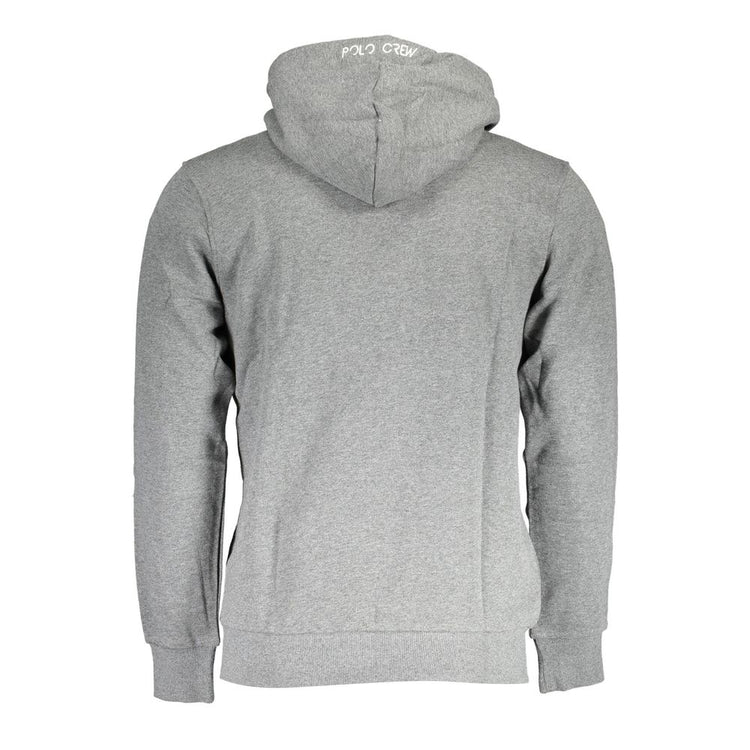Grigio Cotton Men Sweatshirt