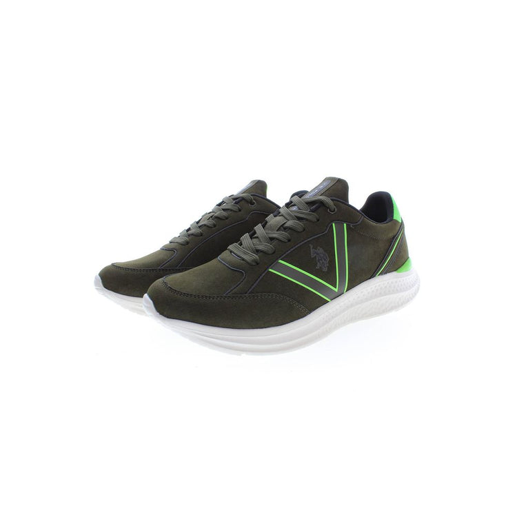 Verde Polyurethane Men Sneaker