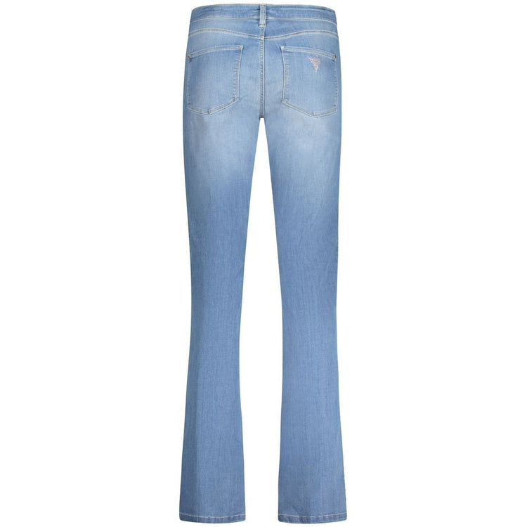 Azzurro Cotton Women's Jeans