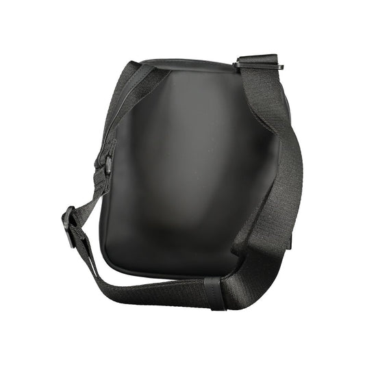 Nero Polyurethane Men's Shoulder Bag