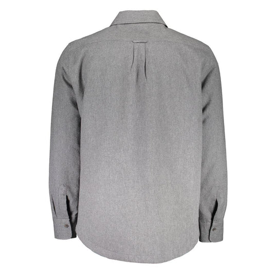Grigio Cotton Men Shirt