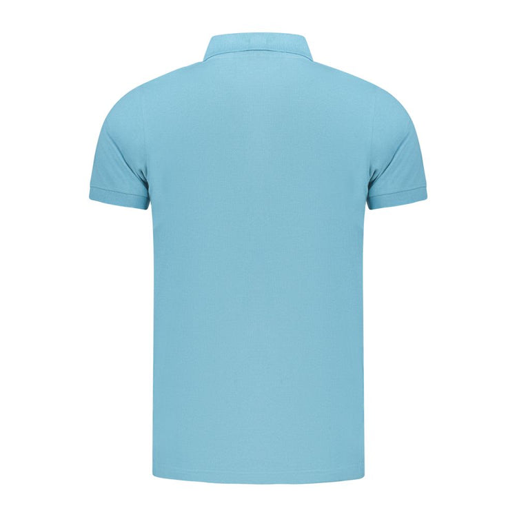 Azzurro Cotton Mens Polo