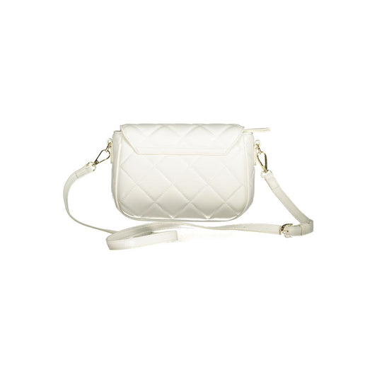 White Polyethylene Women Handbag