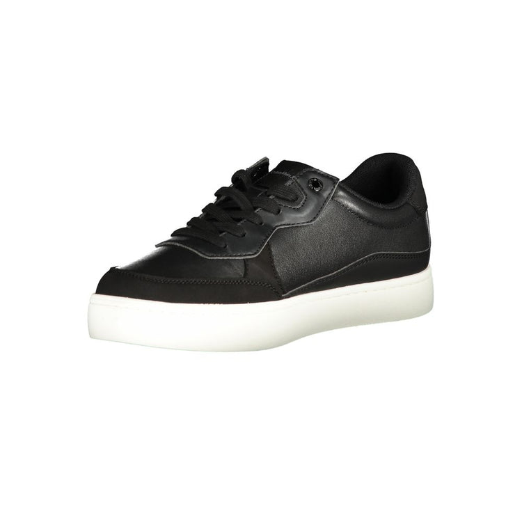 Nero Polyurethane Men Sneaker