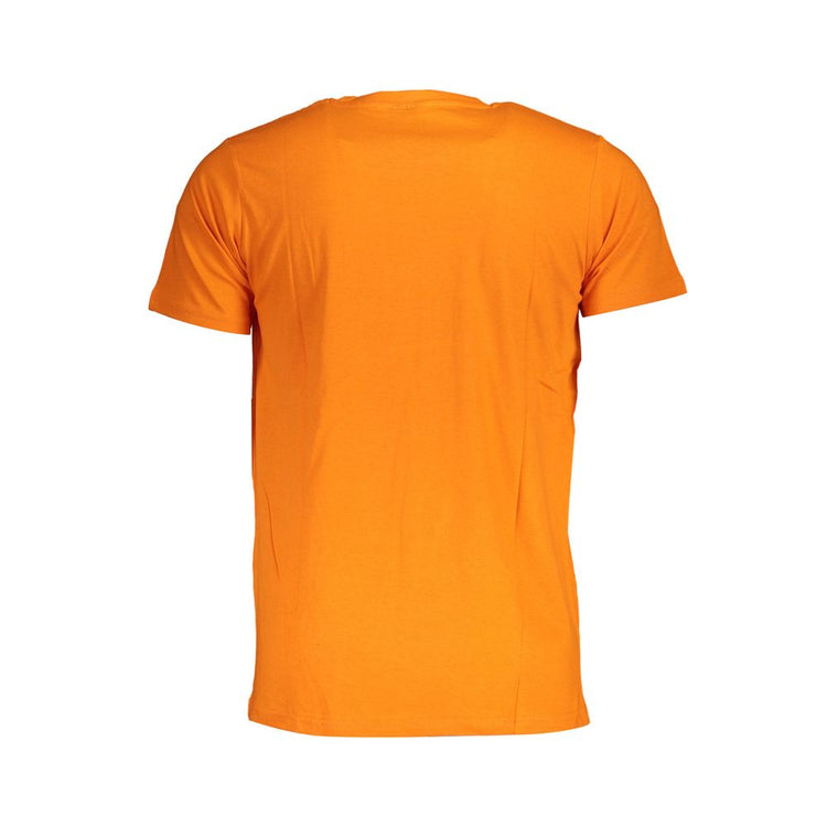Arancione Cotton Men T-Shirt