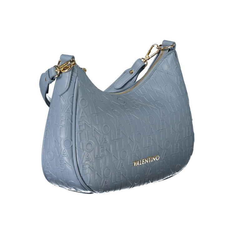 Azzurro Polyurethane Women Handbag