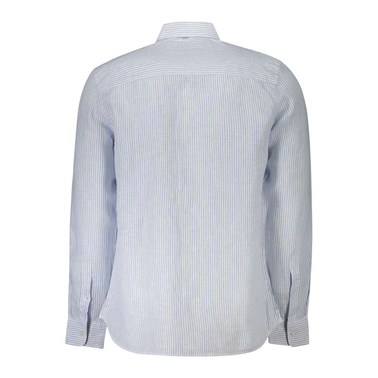 Azzurro Linen Men Shirt
