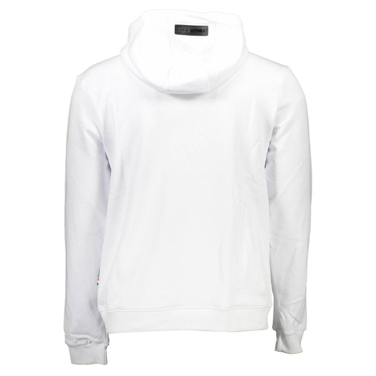 "Bianco Cotton Men Sweatshirt"