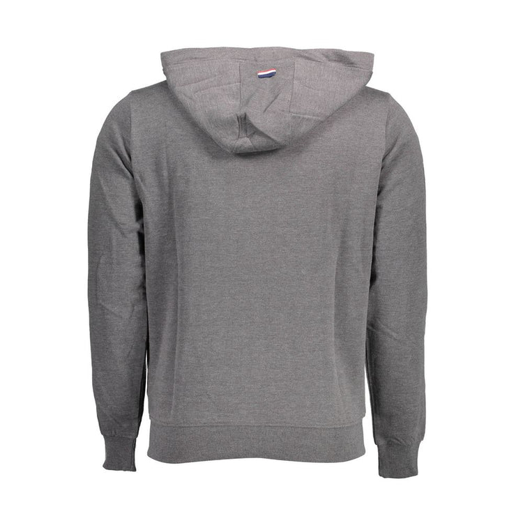 Grigio Cotton Men Sweatshirt