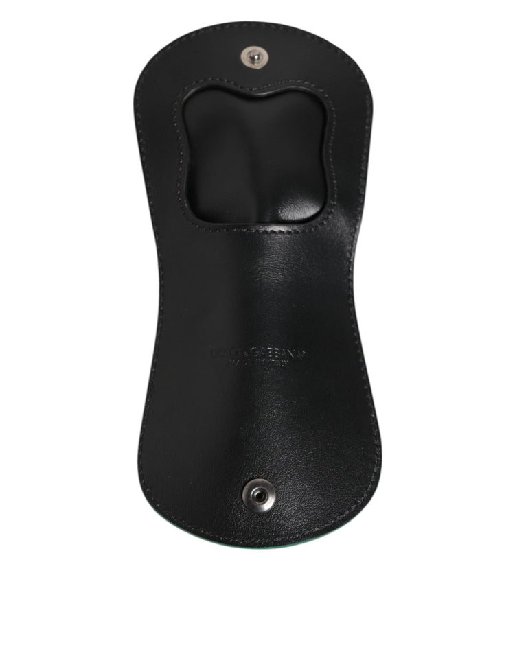 Green Exotic Skin Coin Condom Case Holder Pocket Wallet