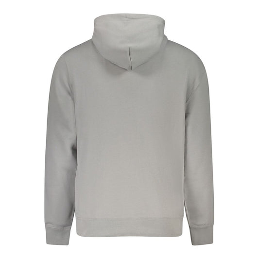 Grigio Cotton Male Sweatshirt
