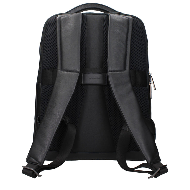 Black Leather Backpack