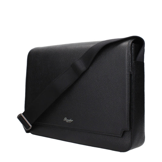 Black Leather Crossbody Bag