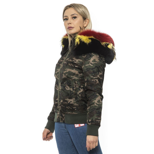 Army Polyamide Women Bomber Jacket