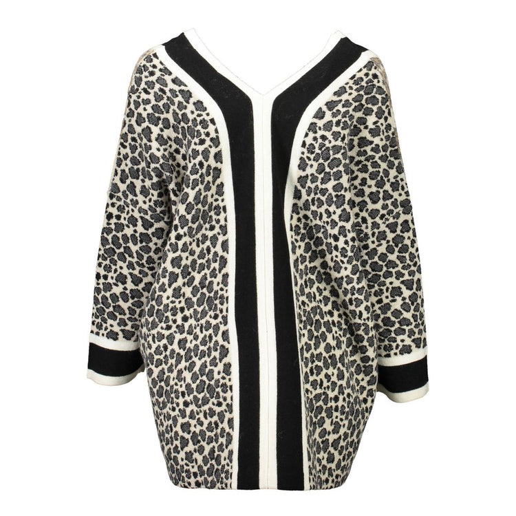 Beige Acrylic Women Sweater