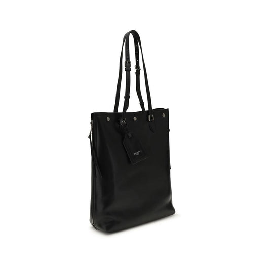 Black Calf Leather Bos Taurus Shoulder Bag