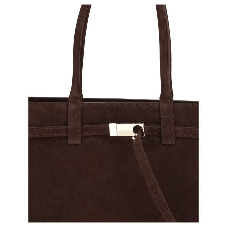 Brown Calf Leather Bos Taurus Shoulder Bag