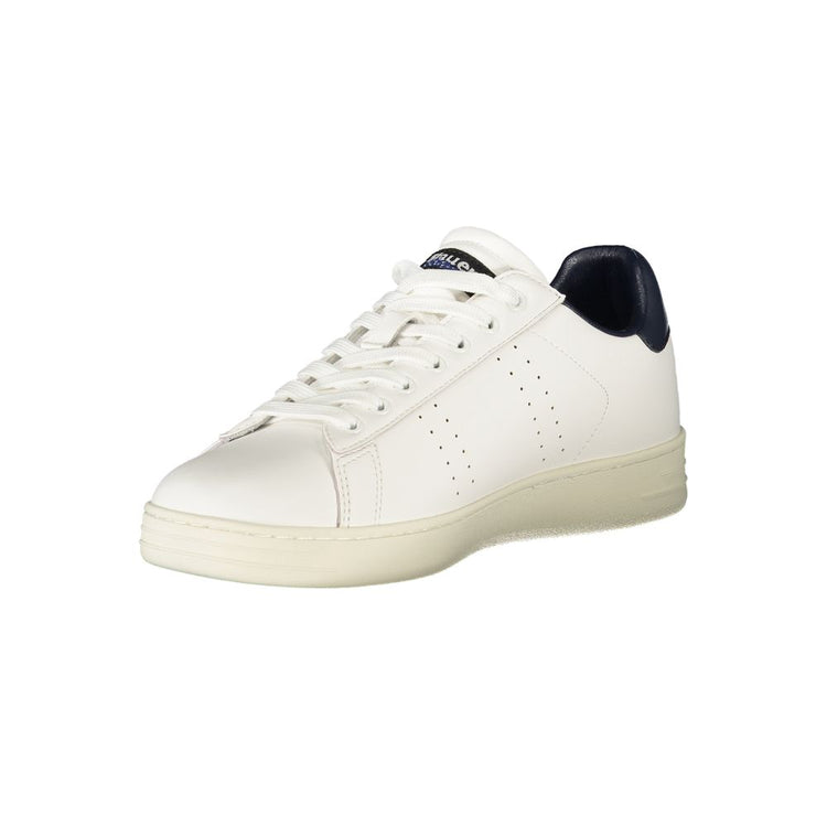 White Polyurethane Men's Sneaker