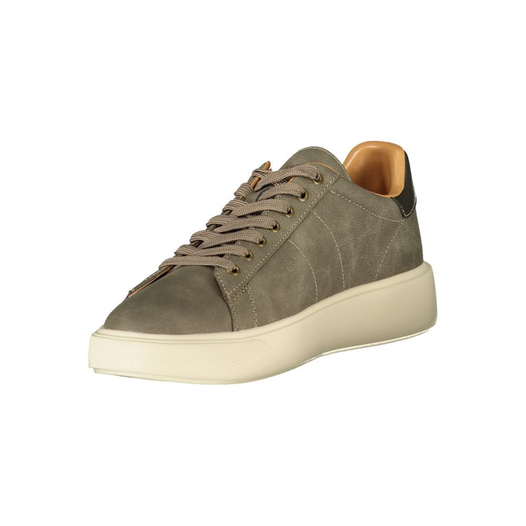Grigio Polyurethane Men Sneaker