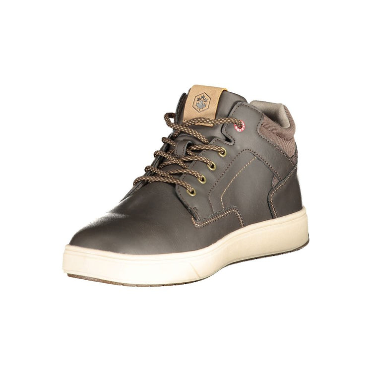 Marrone Poliuretano Men Sneaker