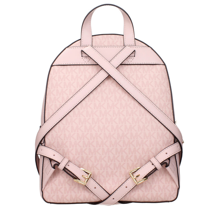 Pink Fabric Backpack