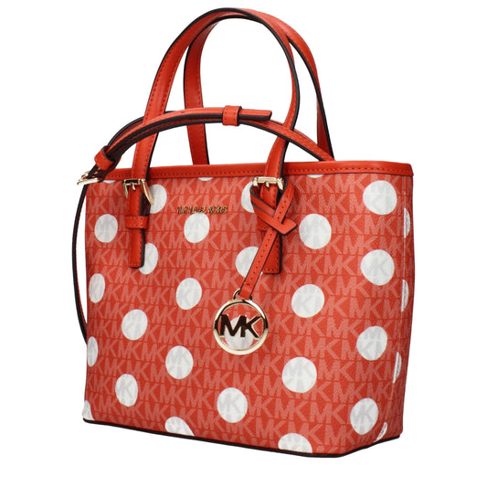 Orange Fabric Handbag