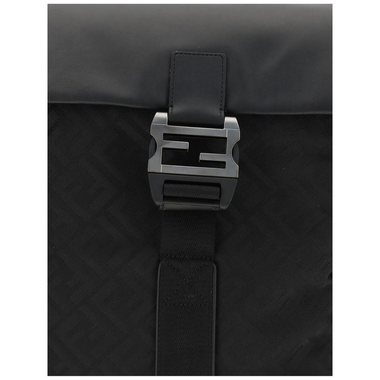 Black Nylon Shoulder Bag