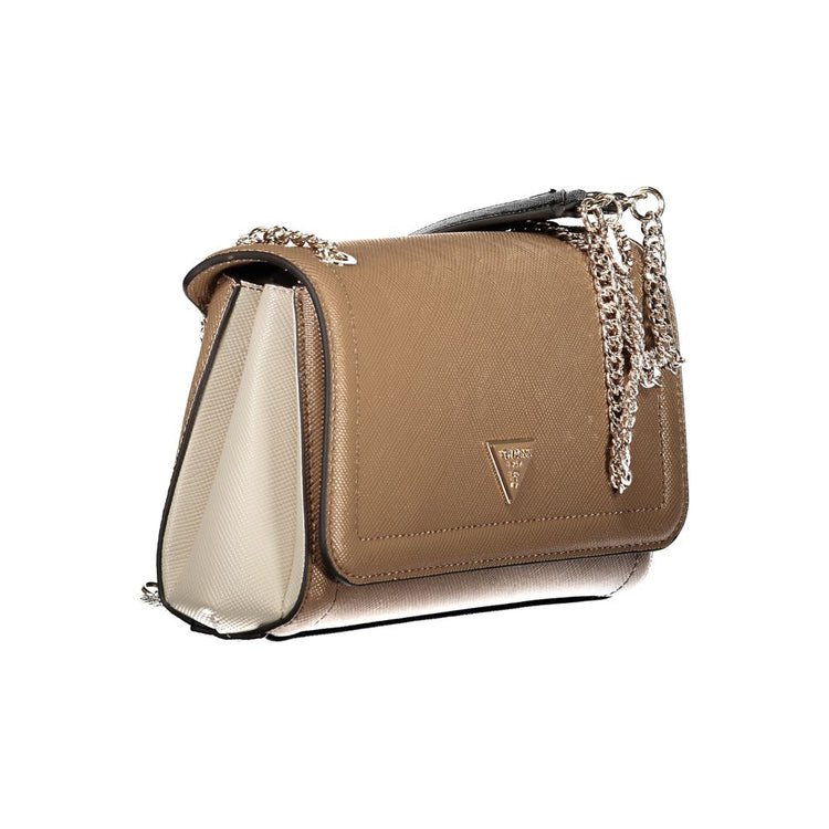 Marrone Poliuretano Women Handbag